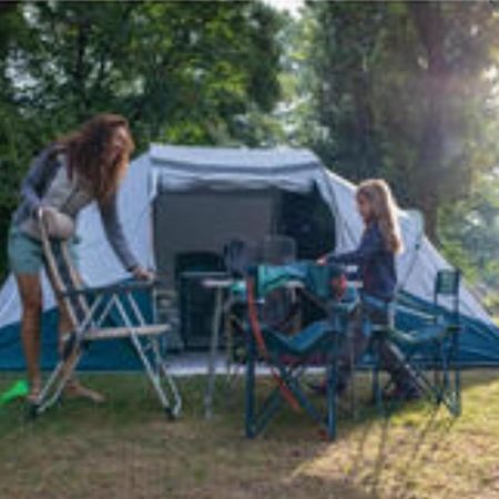 Les Hortensias Grande Tente Familiale Deux Chambres Et Sejour Vue Mer Sur Camping Nature Плестен-ле-Грев Экстерьер фото