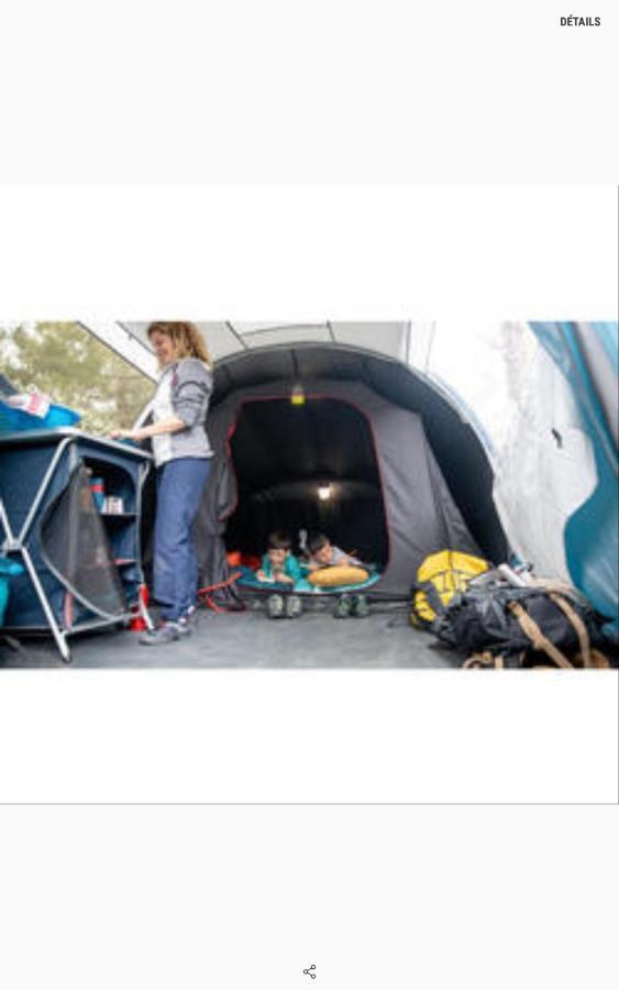 Les Hortensias Grande Tente Familiale Deux Chambres Et Sejour Vue Mer Sur Camping Nature Плестен-ле-Грев Экстерьер фото